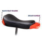 Seat with guard and handle