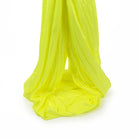 Prodigy 6m aerial yoga hammock piled up in neon yellow