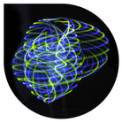 Astral Hoop 23, light effect on dark background