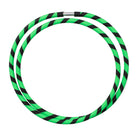 coiled green/black hoop