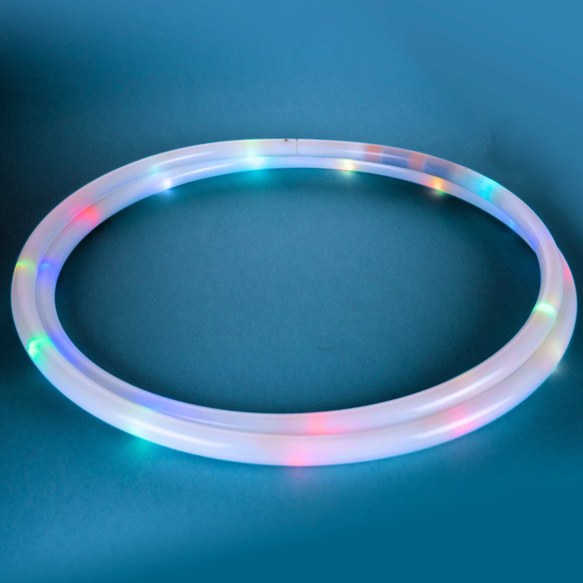hoop folded with lights on