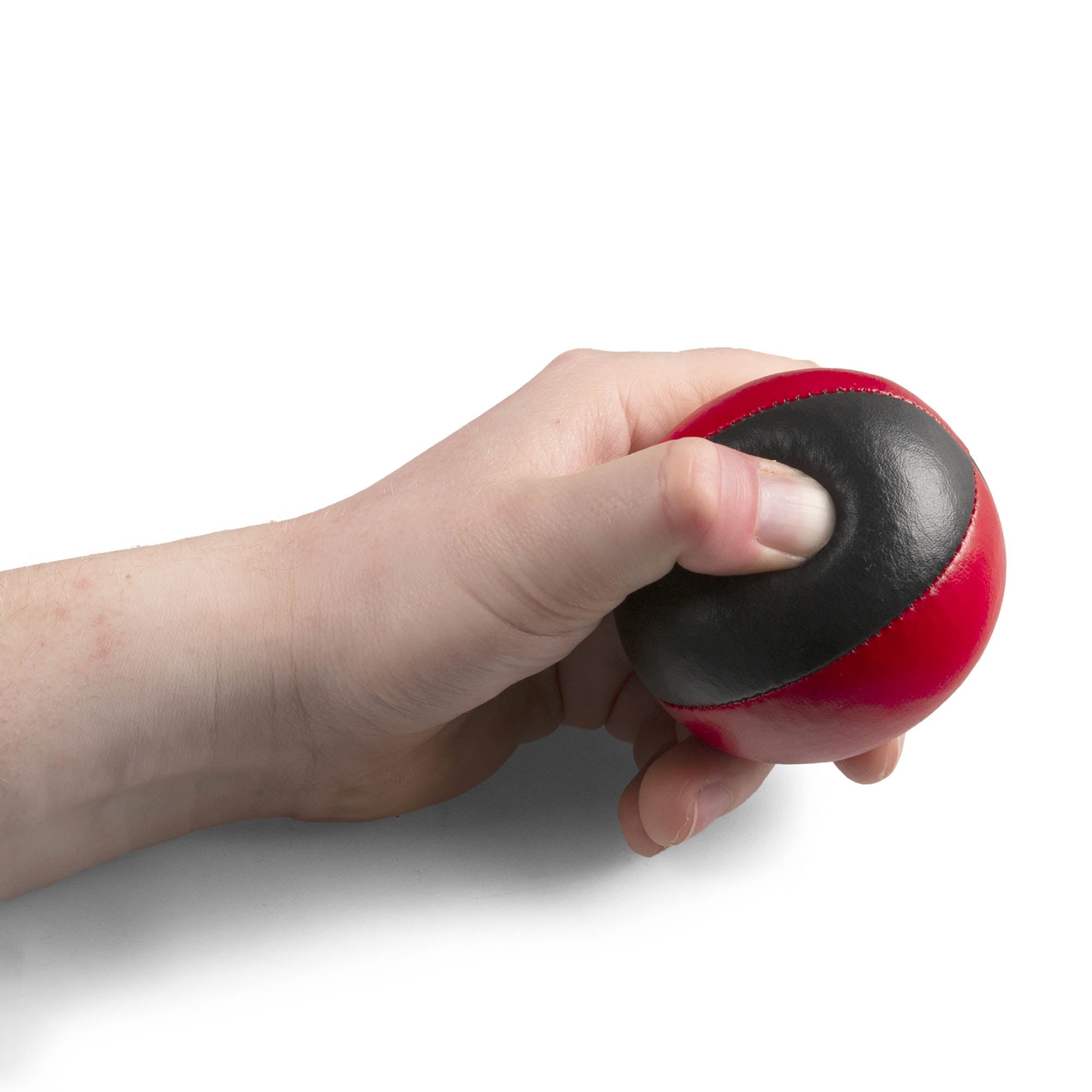 squeezing red/black ball