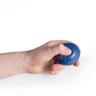 blue ball in hand