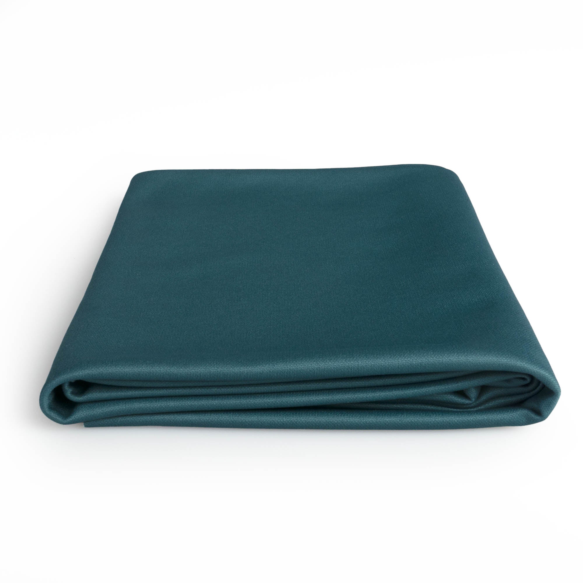 Pine green stretch silk folded