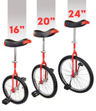 unicycle size comparison