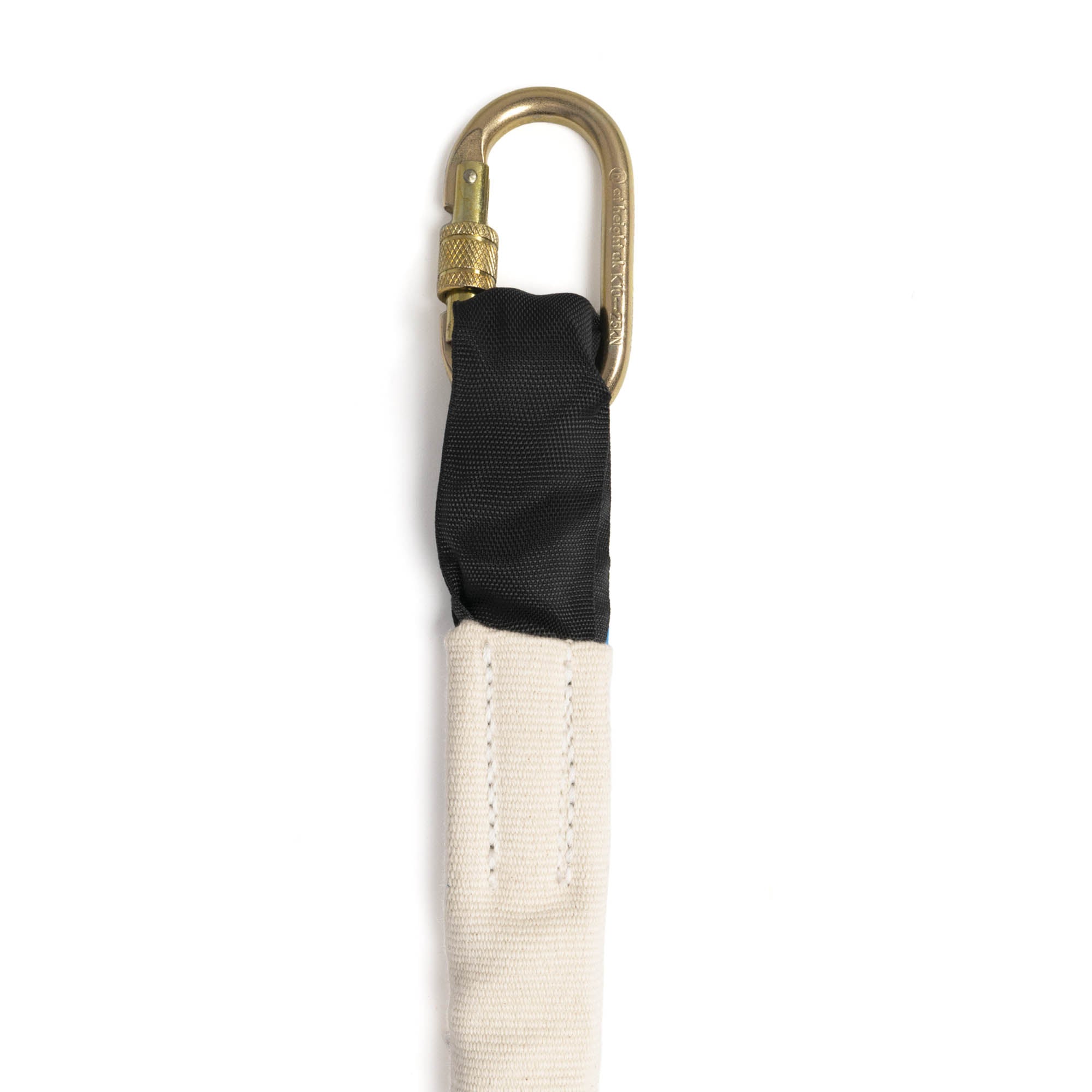 Cottonsafe shackle trapeze carabiner end close up